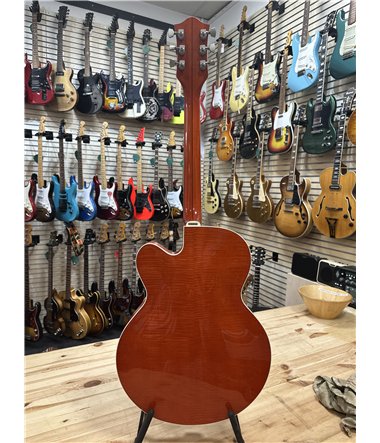 Gretsch 6120 SSU Brian Setzer  , 2002  , Serie nr  027120-2183  , Vintage Orange , Mint Condition , Hard Case