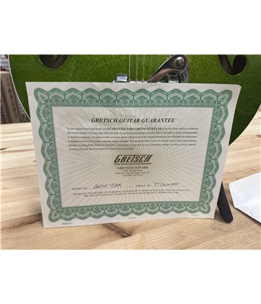 Gretsc 6120  BSHR-AFG , 2015  , Serie nr JT  15071902  , Brian Setzer Hot Rod , Extreme coolant green , TV Jones pickups, , Mint