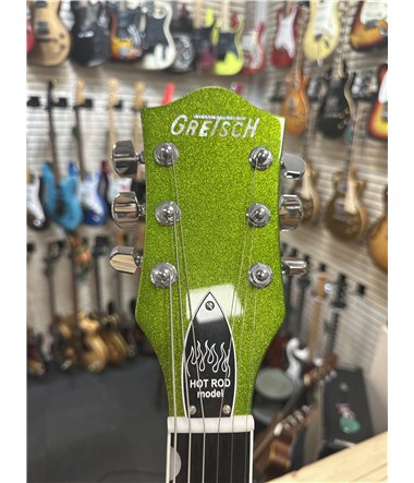 Gretsc 6120  BSHR-AFG , 2015  , Serie nr JT  15071902  , Brian Setzer Hot Rod , Extreme coolant green , TV Jones pickups, , Mint