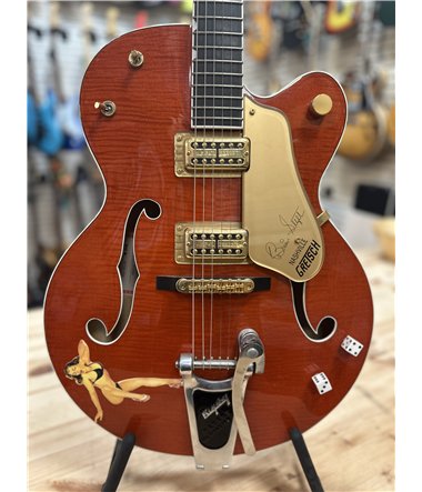 Gretsch 6120 SSU Brian Setzer  , 2002  , Serie nr  027120-2183  , Vintage Orange , Mint Condition , Hard Case