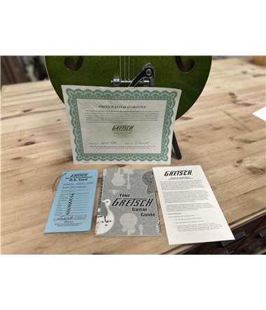 Gretsc 6120  BSHR-AFG , 2015  , Serie nr JT  15071902  , Brian Setzer Hot Rod , Extreme coolant green , TV Jones pickups, , Mint