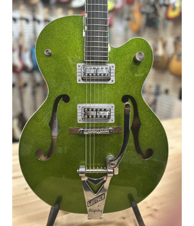 Gretsc 6120  BSHR-AFG , 2015  , Serie nr JT  15071902  , Brian Setzer Hot Rod , Extreme coolant green , TV Jones pickups, , Mint