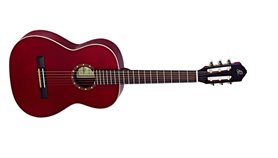 Klassisk gitarr 7/8 Size, Gloss Wine Red